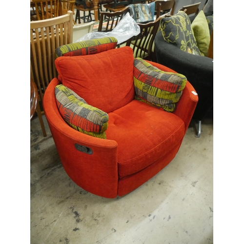 599 - ROCKING RECLINING TUB CHAIR