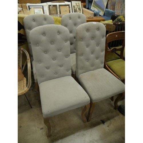 623 - 4 GREY DINING CHAIRS