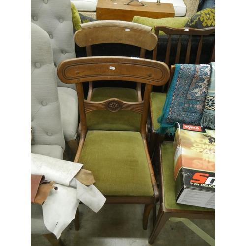 624 - 2 BAR BACK CHAIRS