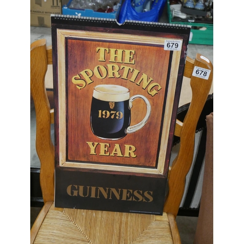 679 - GUINNESS CALENDAR