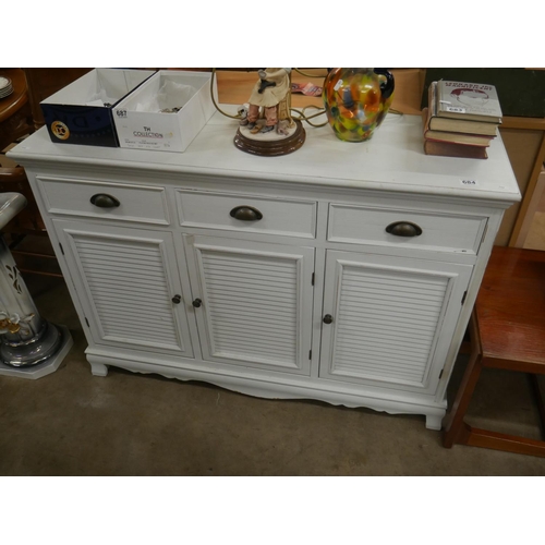 684 - PAINTED SIDEBOARD