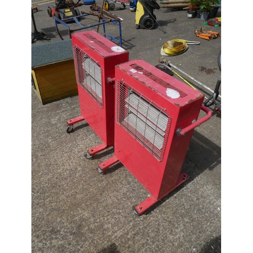 71 - 2 INDUSTRIAL HEATERS