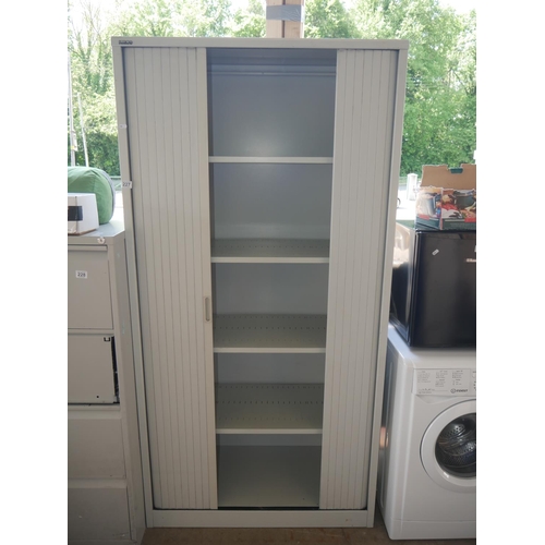 227 - TAMBOUR CUPBOARD