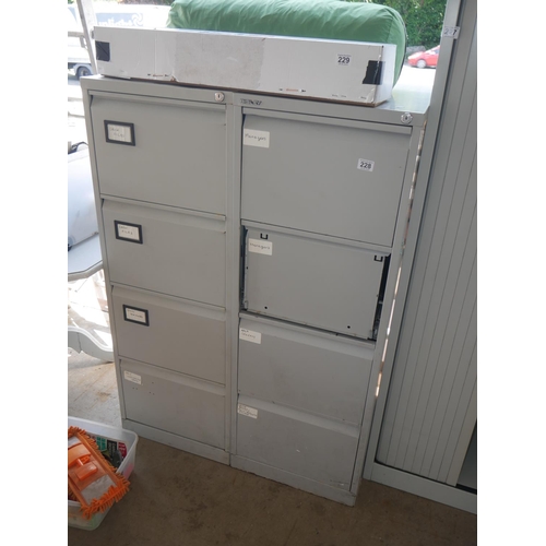 228 - 2 FILING CABINETS