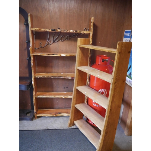 258 - 2 SHELVING UNITS