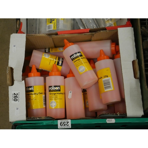 260 - BOX OF LINE MARKING CHALK