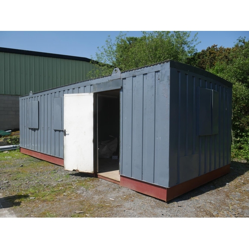 4 - 30ft x 10ft SITE HUT - INSULATED, DRY LINED & PARTIALLY WIRED
