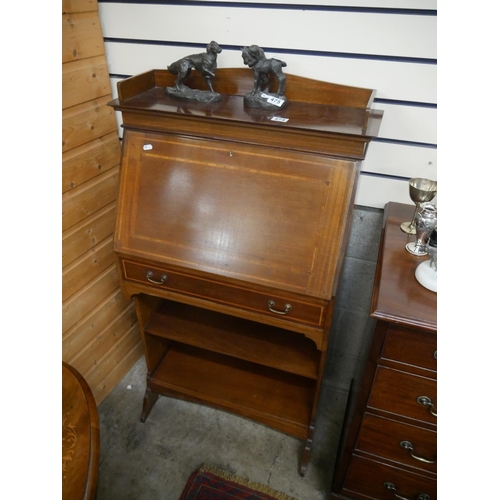 474 - EDWARDIAN INLAID BUREAU