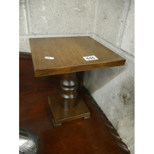 446 - OAK PLANT STAND