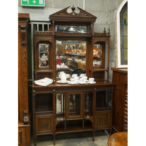 465 - MAHOGANY CHIFFONIERE