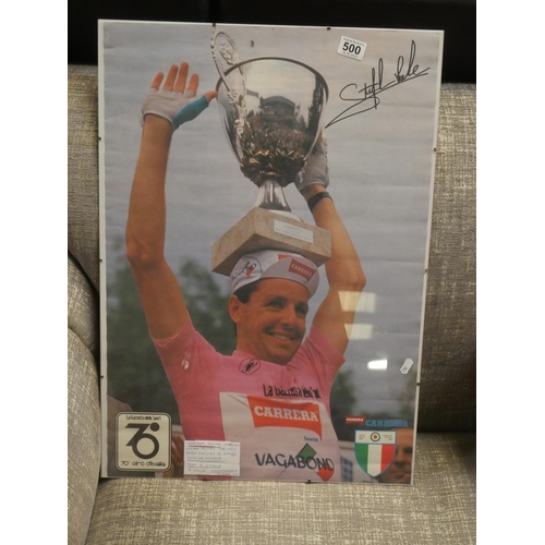 500 - SIGNED POSTER BY STEPHEN ROCHE