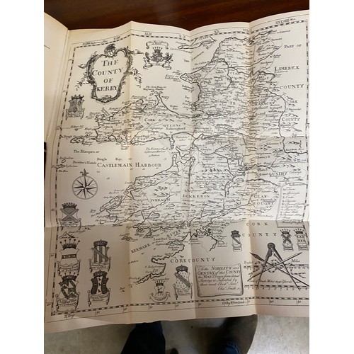 409 - ANCIENT & PRESENT STATE OF COUNTY KERRY BOOK WITH OLD MAPS ETC