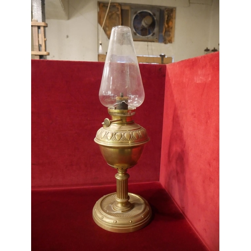 275 - BRASS OIL LAMP