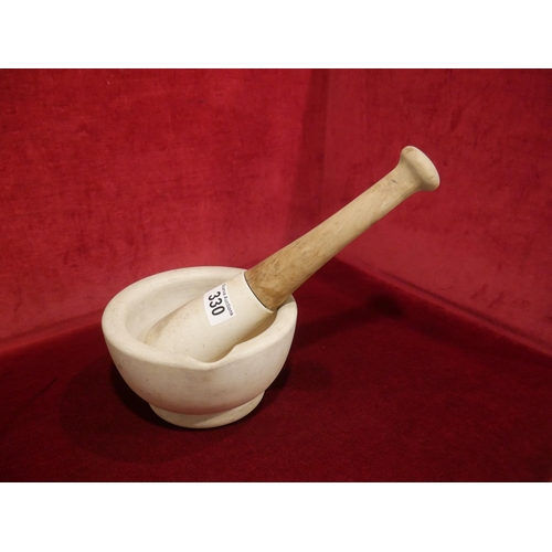 330 - VICTORIAN PESTLE & MORTAR