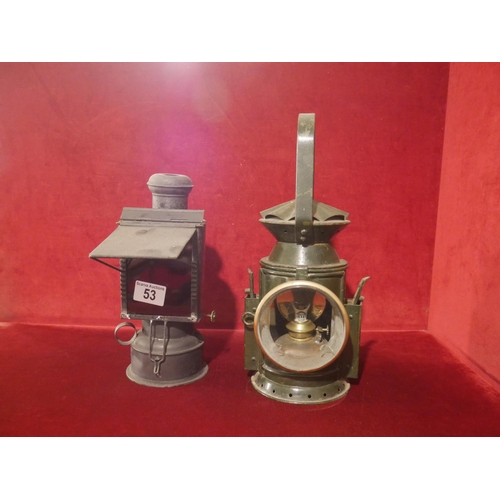 53 - C. EASTLAKE & SONS RAILROAD LANTERN & SIGNAL LAMP