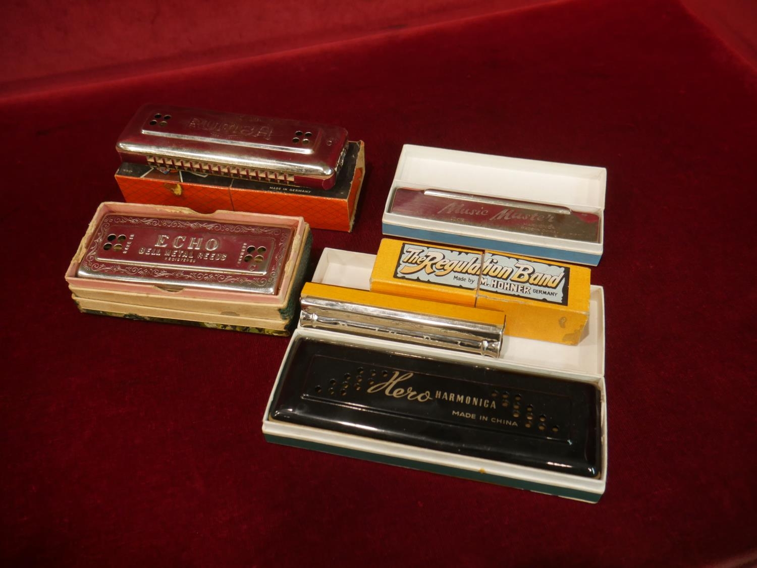 COLLECTION OF HARMONICAS