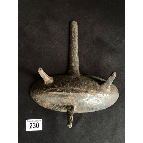 230 - 19TH C. IRISH CRISSET PAN