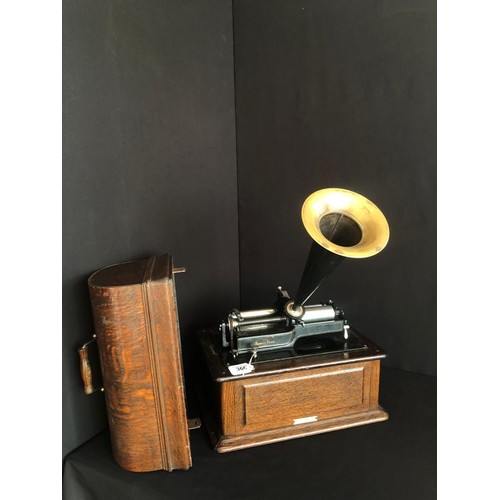 366 - EDISON PHONOGRAPH (WORKING)