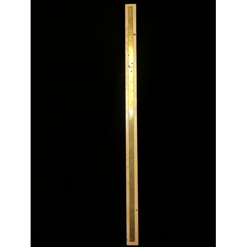 225B - A brass  Victorian draper’s yardstick.