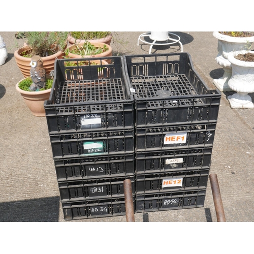 123 - LOT OF STORAGE TRAYS