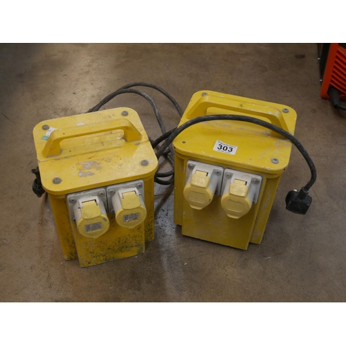 303 - 2   110V TRANSFORMERS