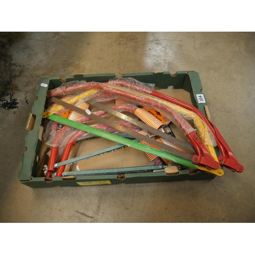 304 - BOX OF SAWS