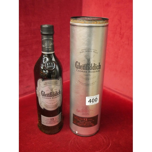 400 - GLENFIDDICH SINGLE MALT WHISKEY PEAT EMBER