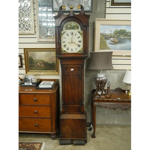 502 - W SCOTT OF BALLYNAHINCH GRANDFATHER CLOCK