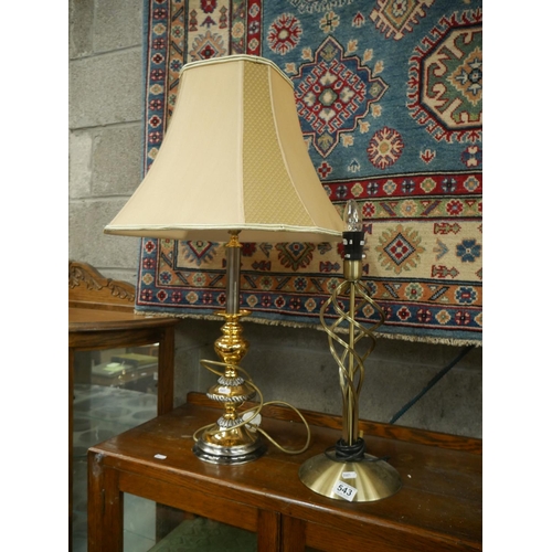 543 - 2 TABLE LAMPS