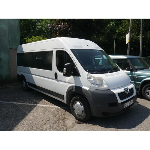 59 - PEUGOET  EX AMBULANCE 2012 DIESEL 2198 CC MOT TO JUNE 2024 REG SXZ 5070 SUITIBLE FOR CAMPER CONVERSI... 