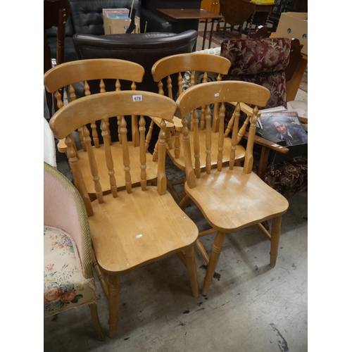 678 - 4 DINING CHAIRS