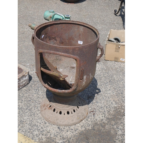 71 - OLD BOILER - PART COMPLETE