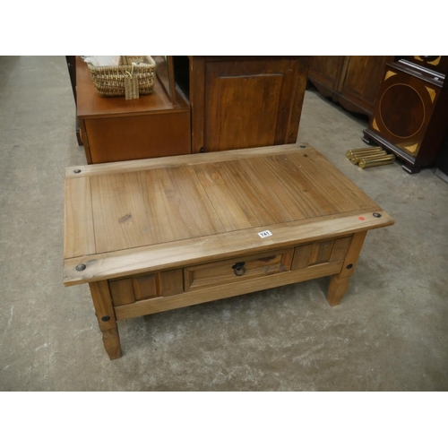 741 - PINE COFFEE TABLE