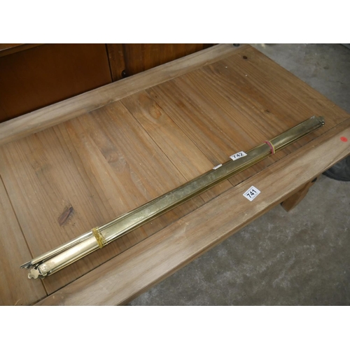 742 - BRASS STAIR RODS - NO CLIPS