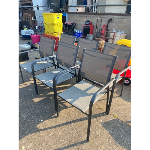 100B - 6 GARDEN CHAIRS