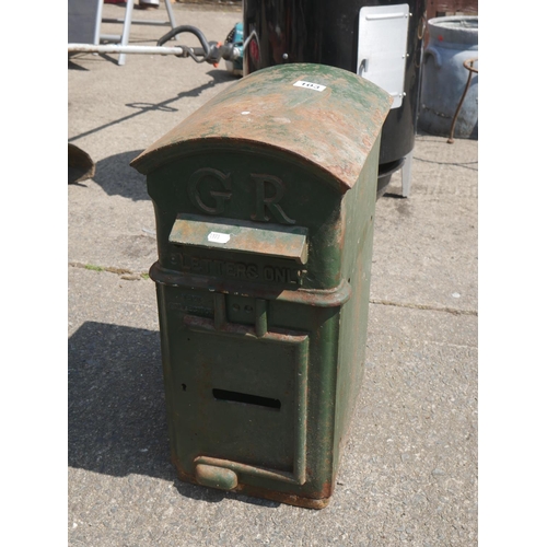 103 - ANTIQUE IRISH POST BOX - NO KEY OR LOCK