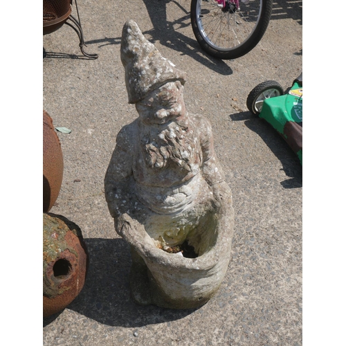 112 - GARDEN GNOME PLANTER