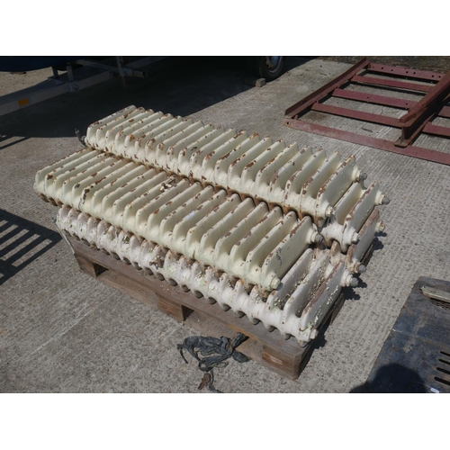 2 - PALLET OF CAST IRON RADIATORS