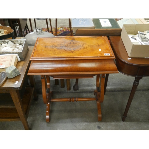 659 - INLAID WORK TABLE