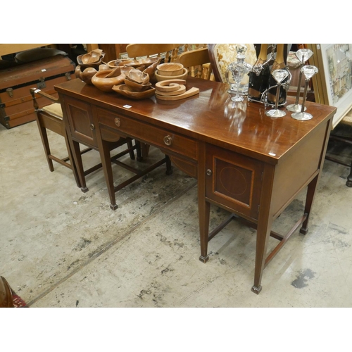 690 - ANTIQUE INLAID SIDEBOARD