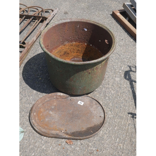 90 - SMALL POT BOILER & TRAY