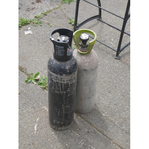 45 - 2 GAS BOTTLES