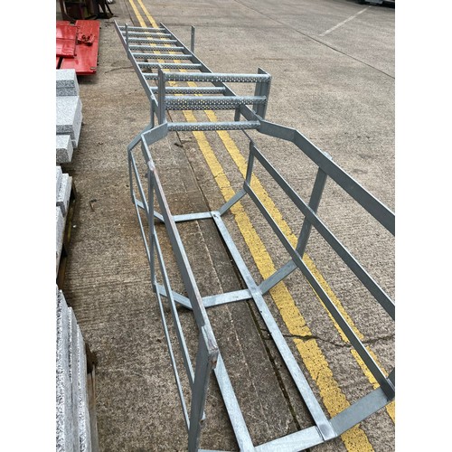 12B - GALVANISED ACCESS LADDER AND SAFETY FRAME