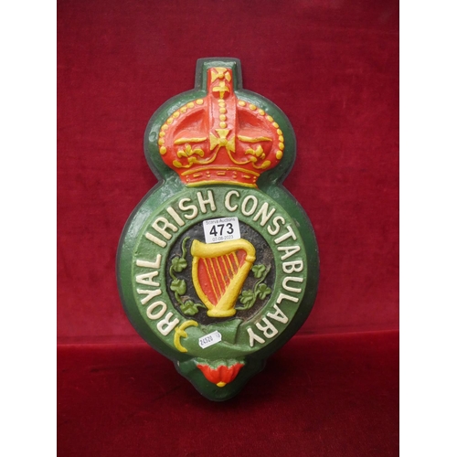 473 - REPRODUCTION RIC PLAQUE