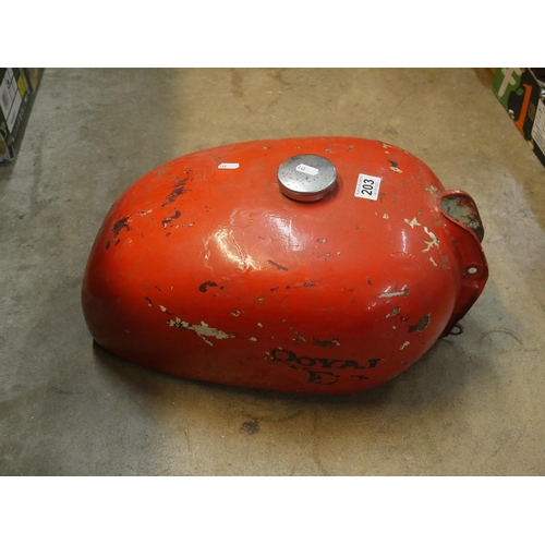 203 - ROYAL ENFIELD PETROL TANK