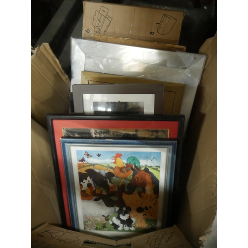 833 - BOX OF PICTURES