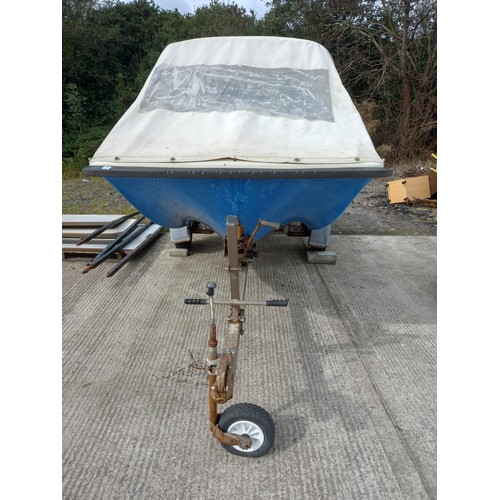 3 - 4mtr ORKNEY DORY BOAT & TRAILER - NO MOTOR