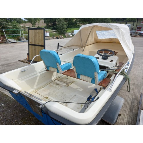 3 - 4mtr ORKNEY DORY BOAT & TRAILER - NO MOTOR