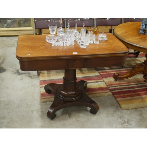 411 - VICTORIAN TURN OVER TABLE