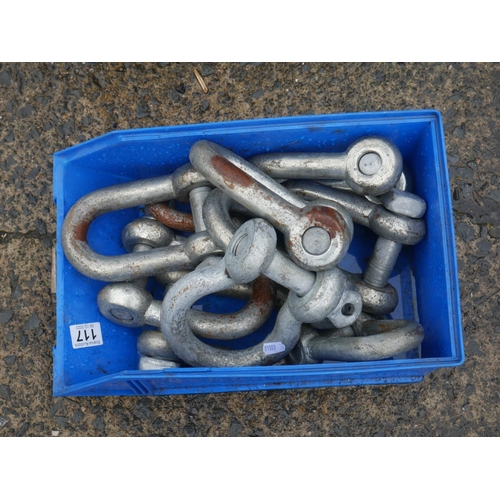 117 - BOX OF U-BOLTS